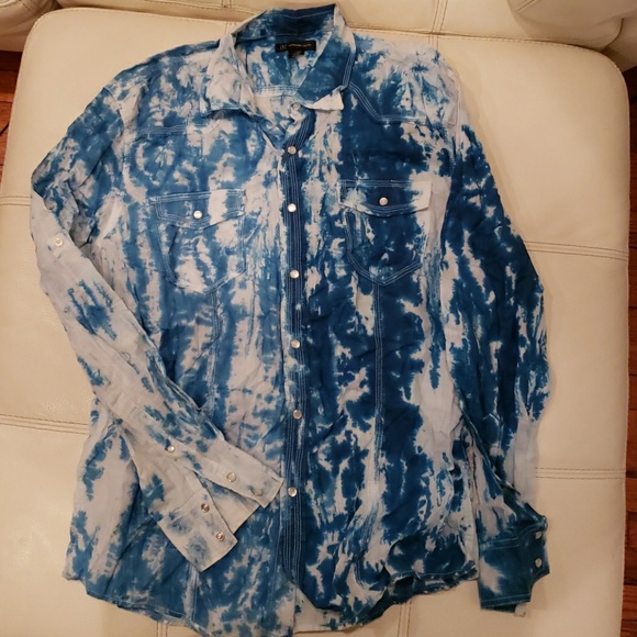 Macy's Other - western style button up shirt